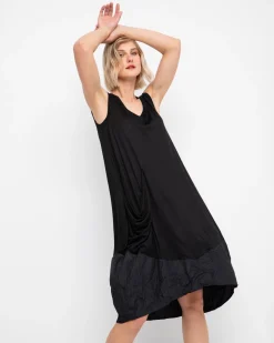 Ozai N Ku Parachute Dress, Black