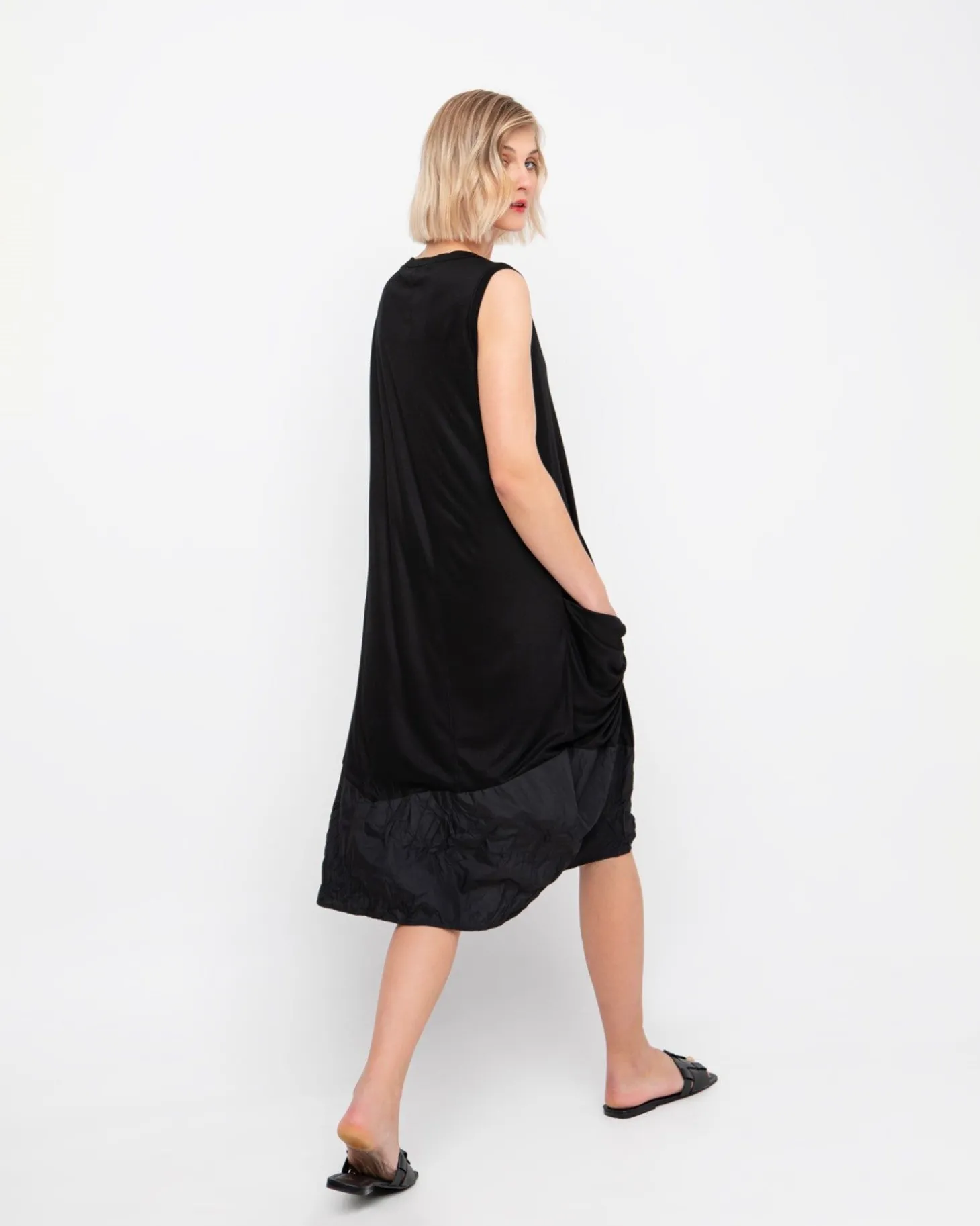 Ozai N Ku Parachute Dress, Black