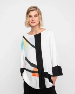 Ozai N Ku Paradise Tunic Top, Mirage