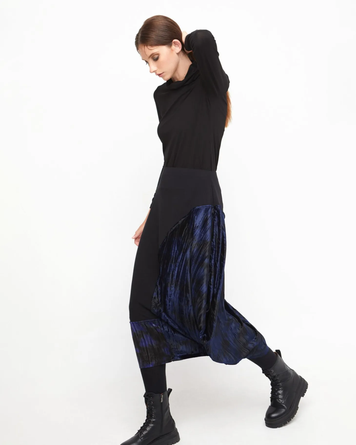 Ozai N Ku Piccadilly Midi Skirt, Black