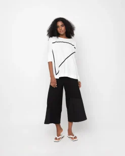 Ozai N Ku Pleated Lounge Pants, Black
