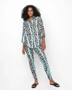 Ozai N Ku Waterway Leggings, Jet Blue