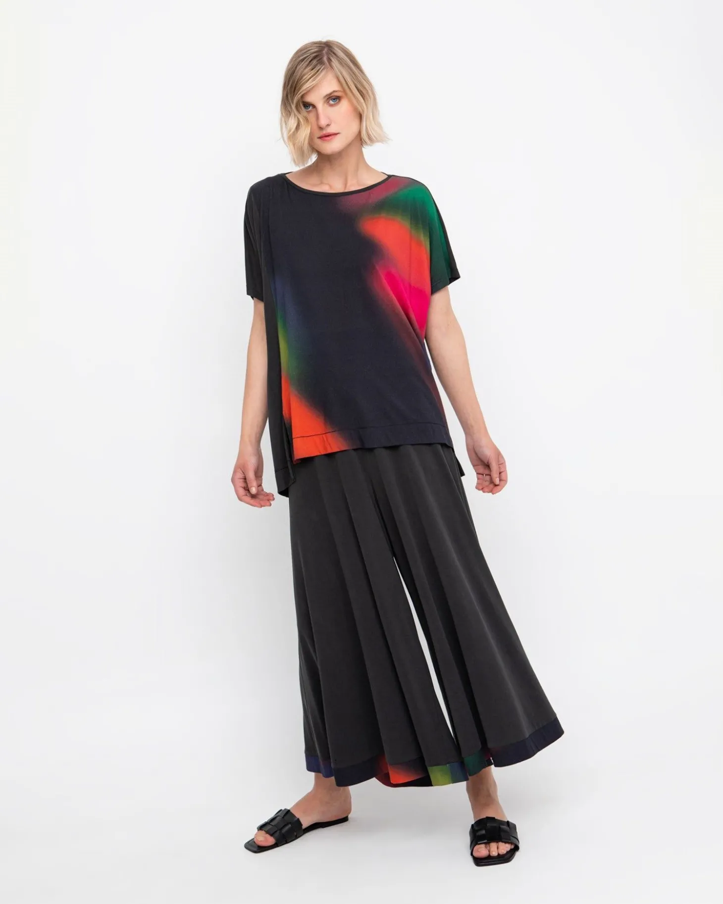 Ozai N Ku Wide Palazzo Pants, Fall
