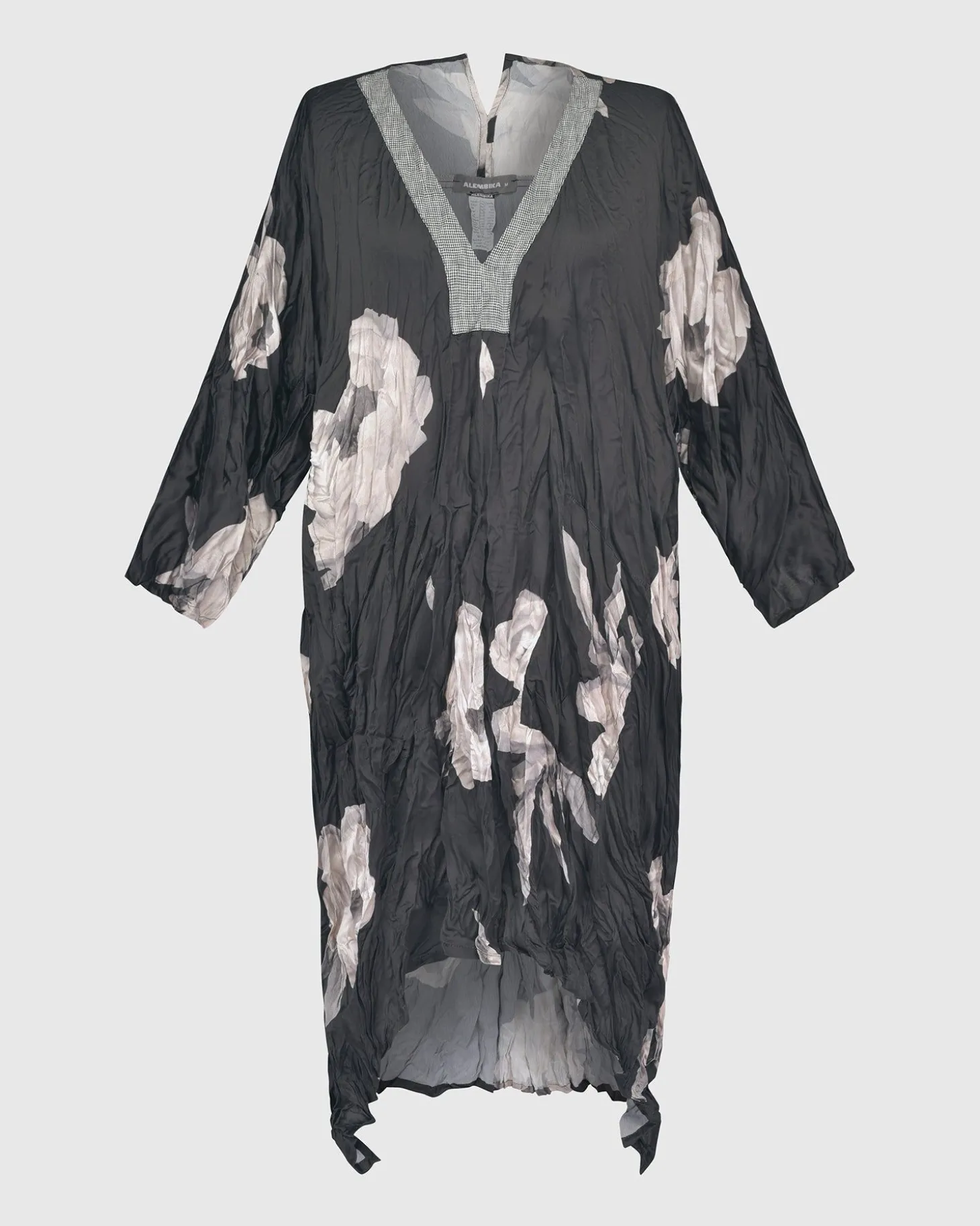 Paige Crinkle Caftan Tunic Dress, Roses