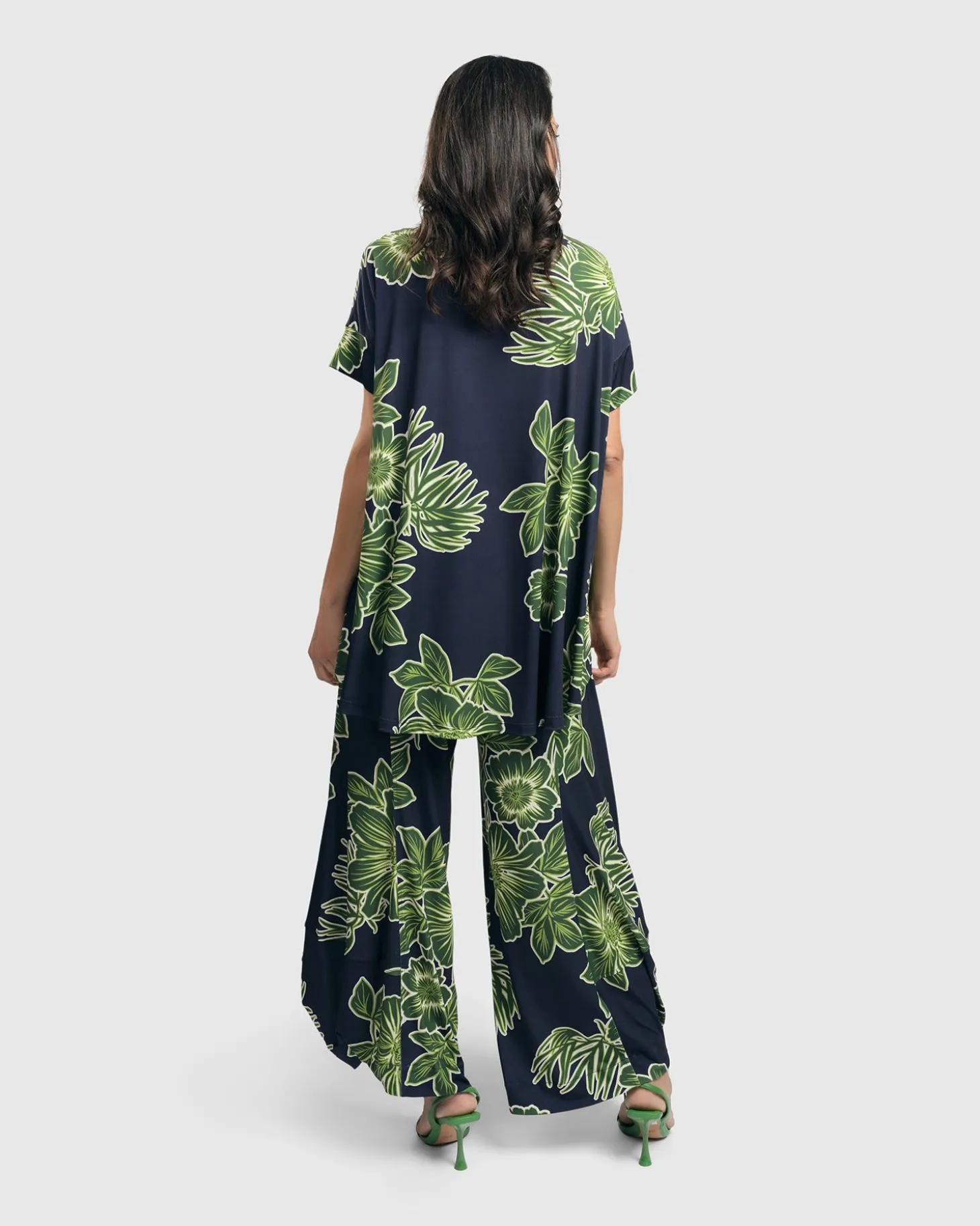 Paradise Punto Pants, Royal/Green