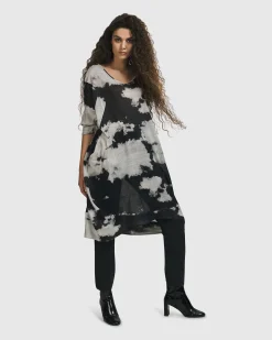 Parisian Sky Dress, Smoke