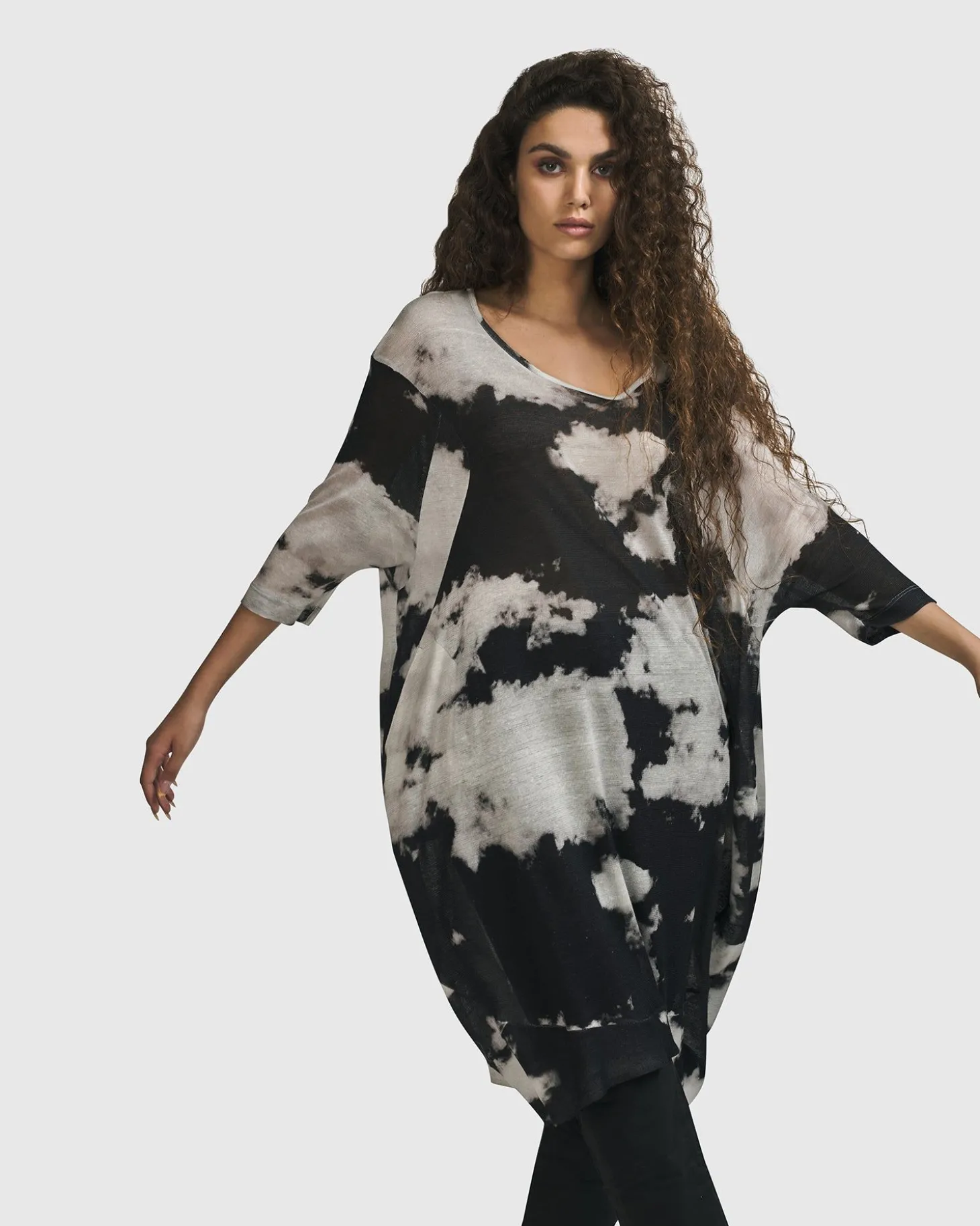 Parisian Sky Dress, Smoke