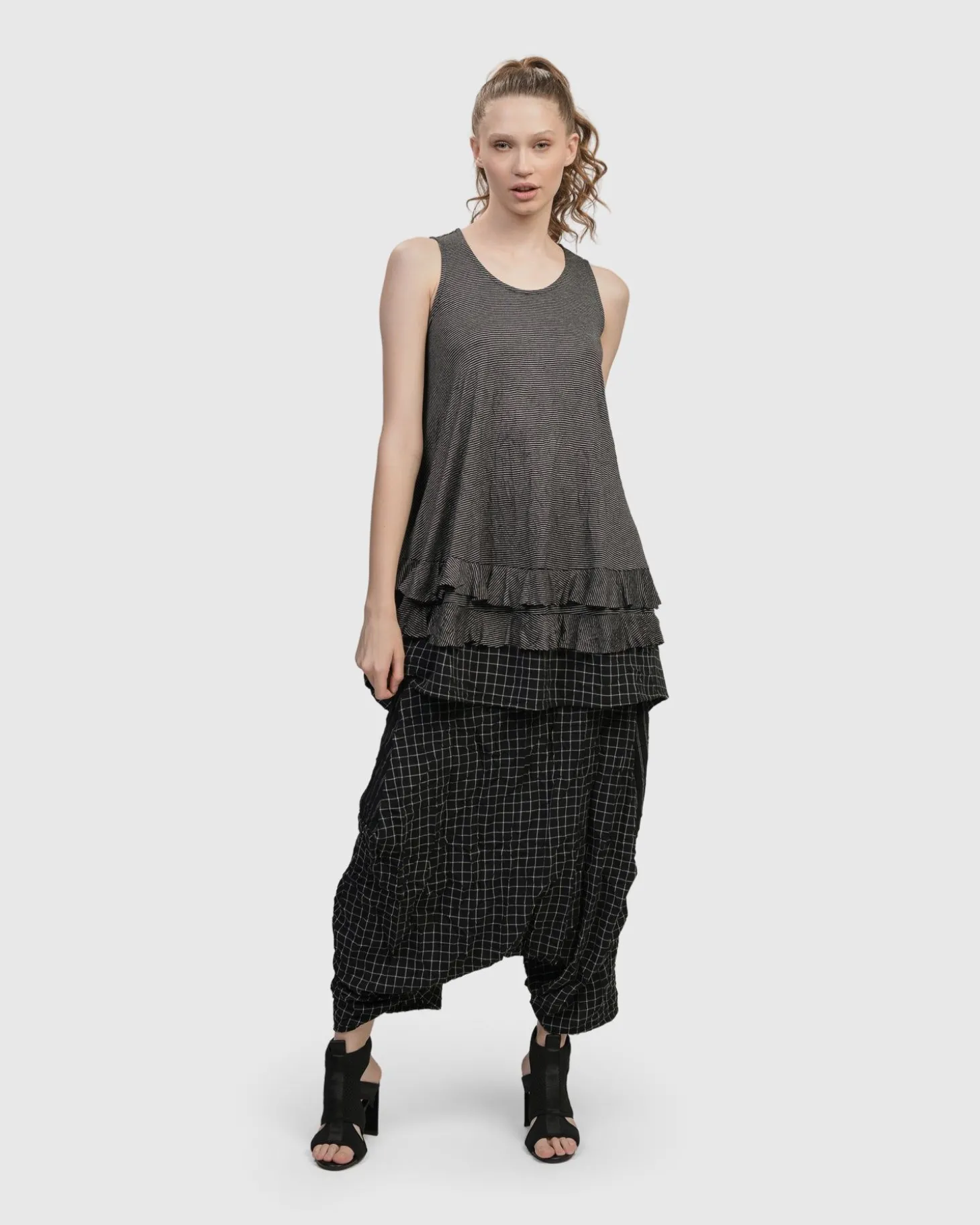 Parthenon Harem Pants, Net