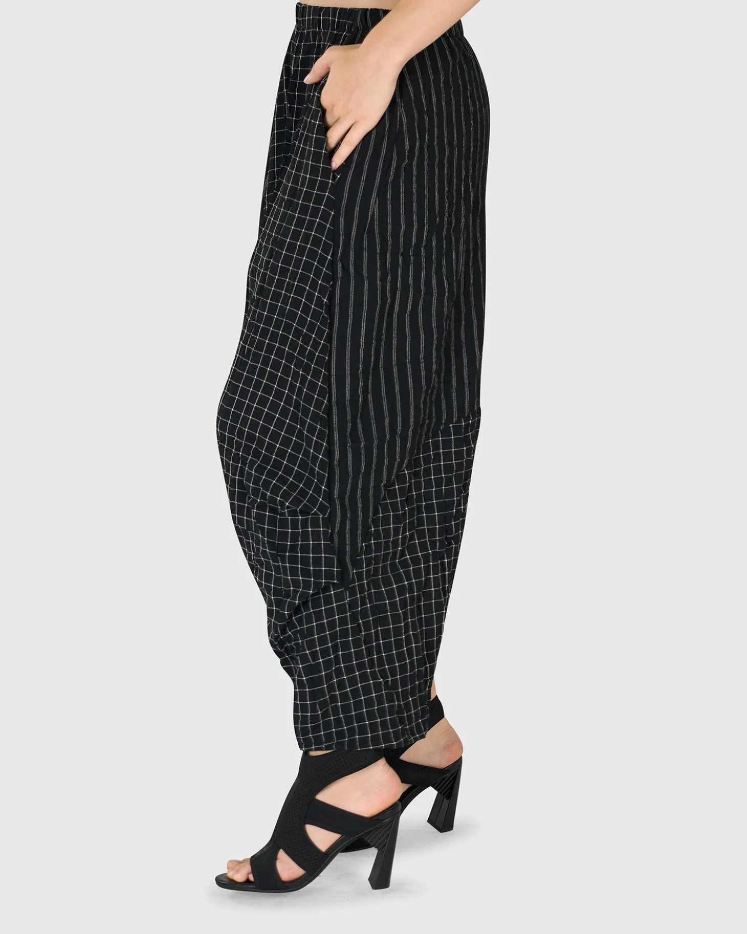 Parthenon Harem Pants, Net