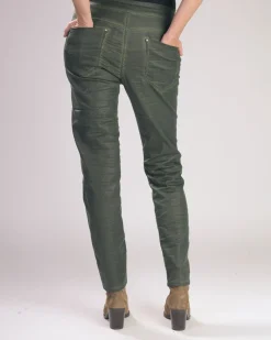 Pinstripe Iconic Stretch Jeans, Green