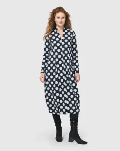 Piper Cocoon Dress, Circles
