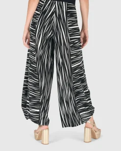 Poe Punto Pants, Zebra