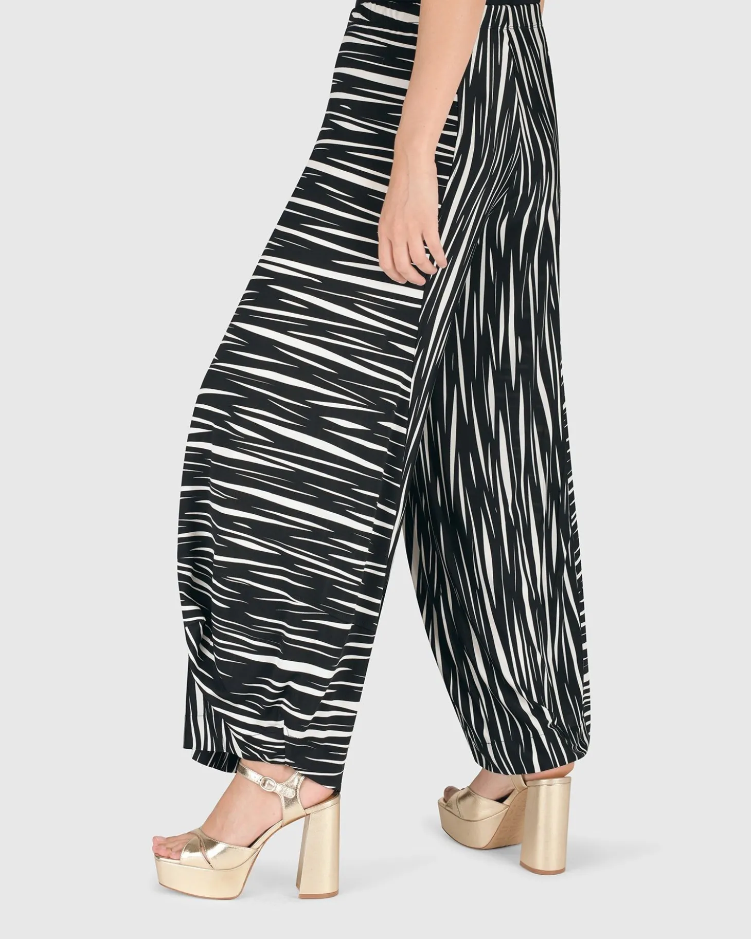 Poe Punto Pants, Zebra