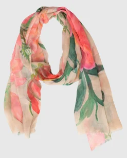 Primavera Scarf, Peony