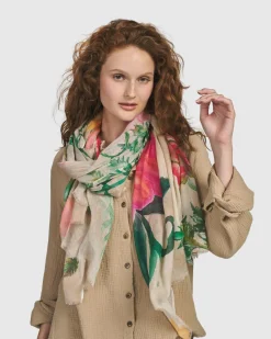 Primavera Scarf, Peony