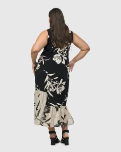 Prosecco Sleeveless Tunic Dress, Floral