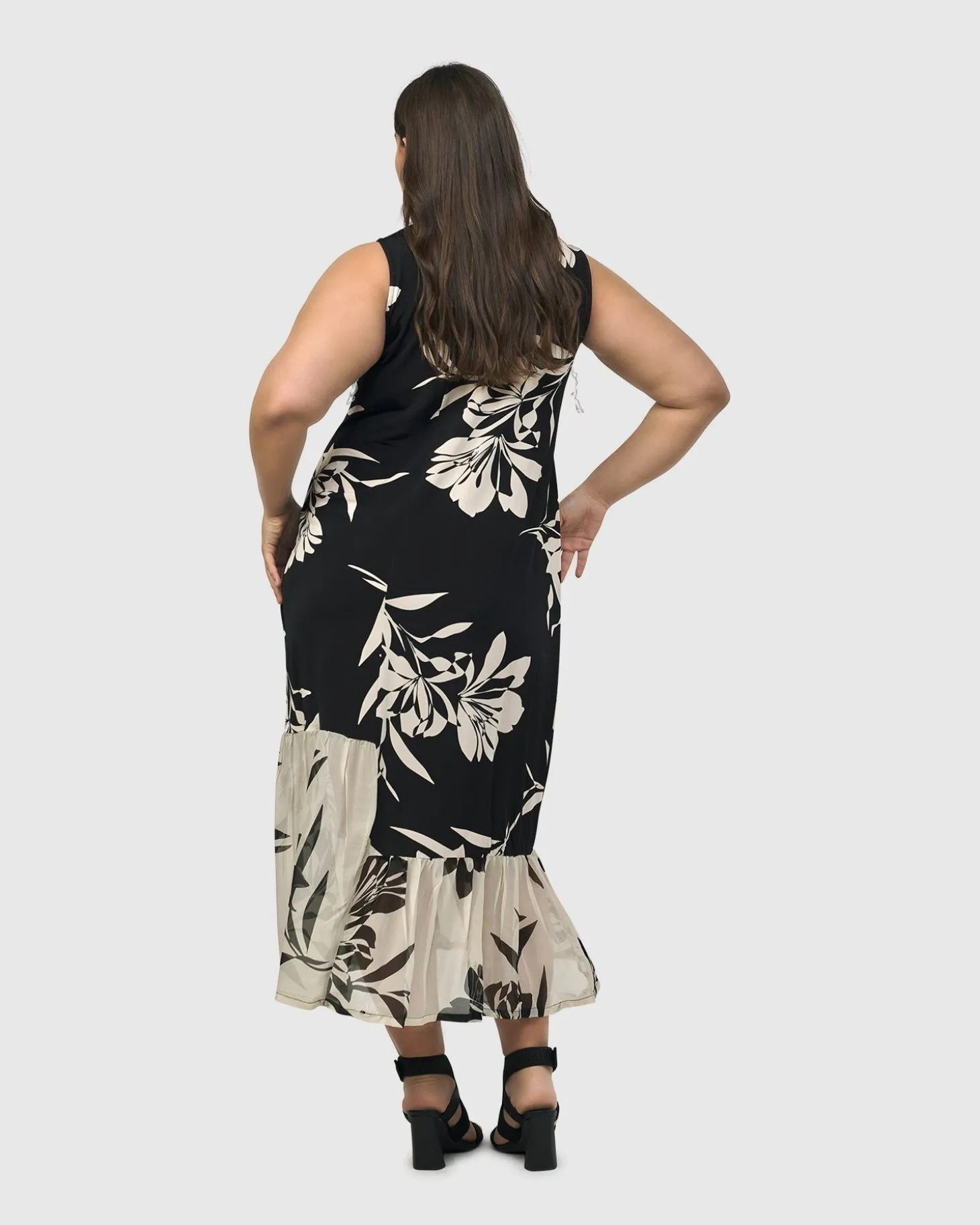 Prosecco Sleeveless Tunic Dress, Floral