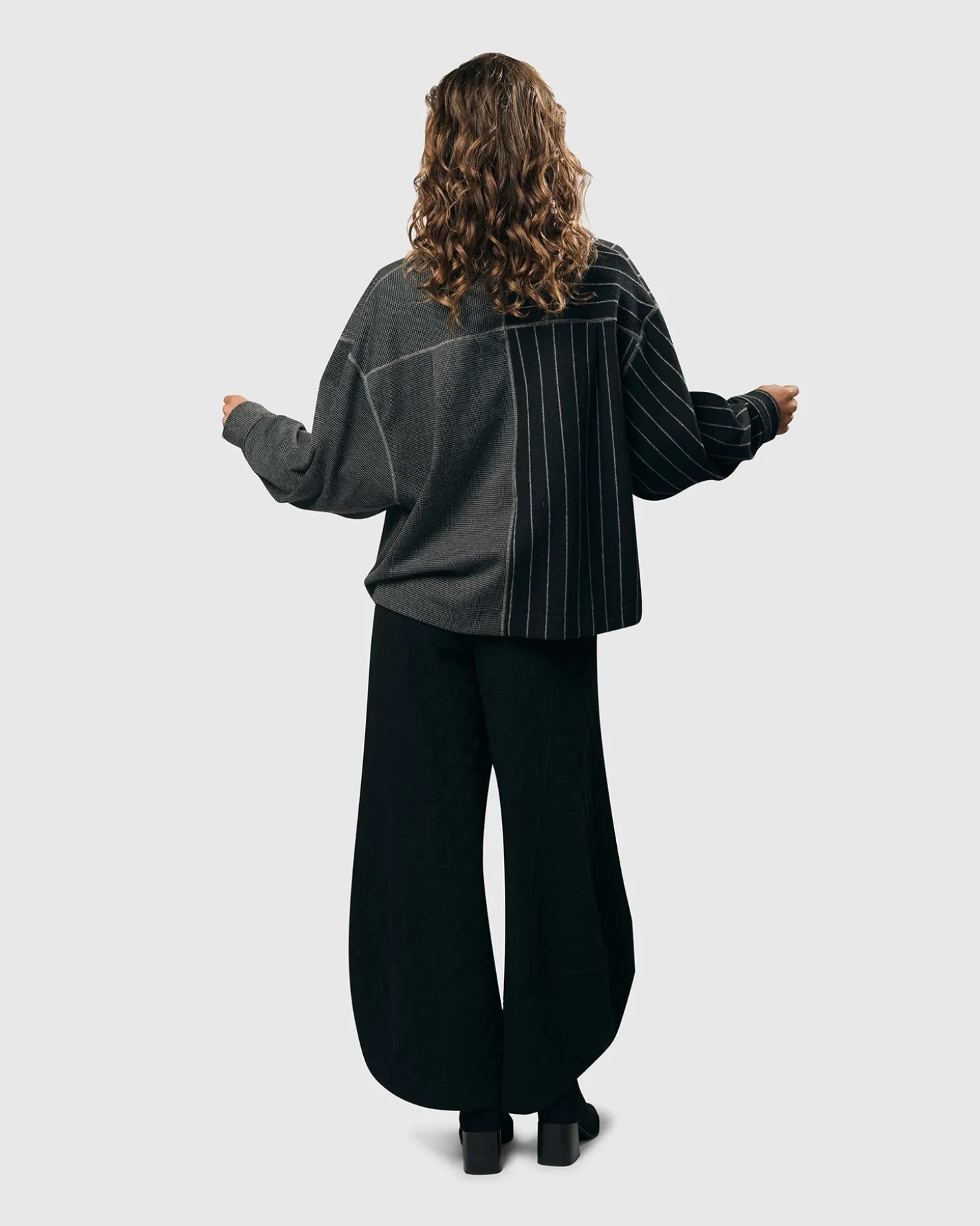 Pucker Dot Punto Pants, Black