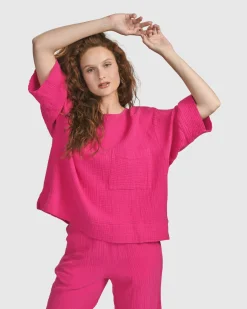 Recreation Pants, Fuchsia