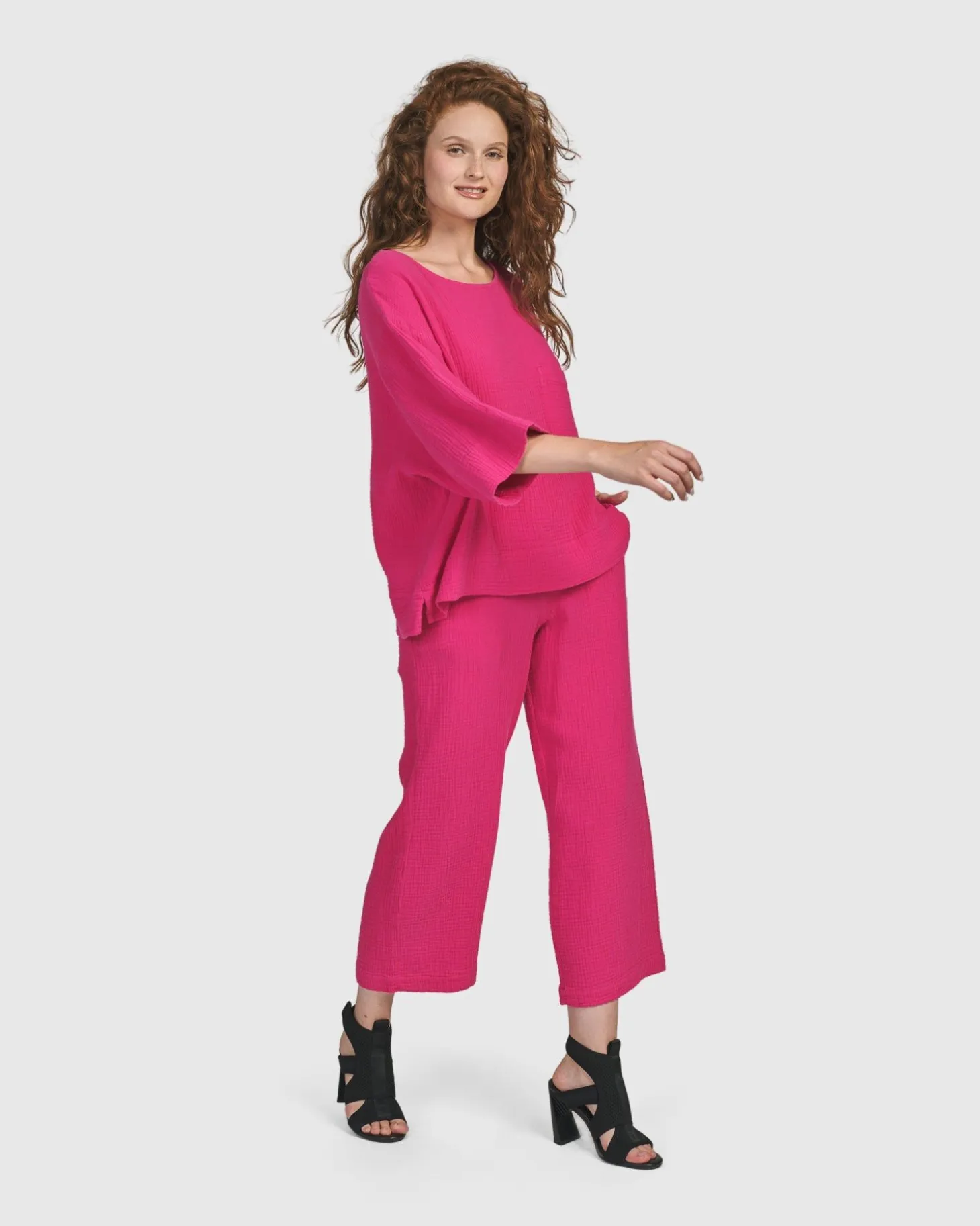 Recreation Tee, Fuchsia