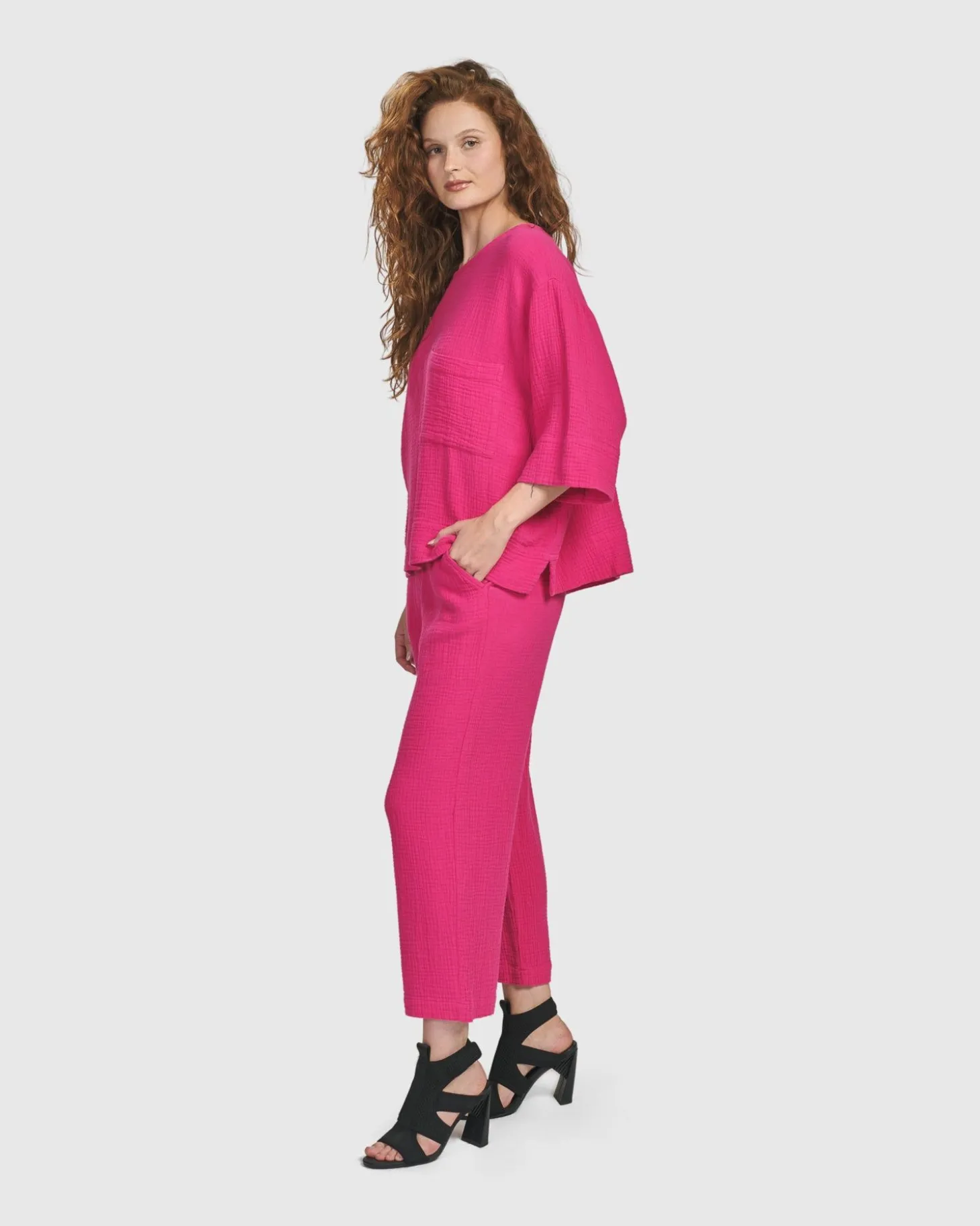 Recreation Tee, Fuchsia