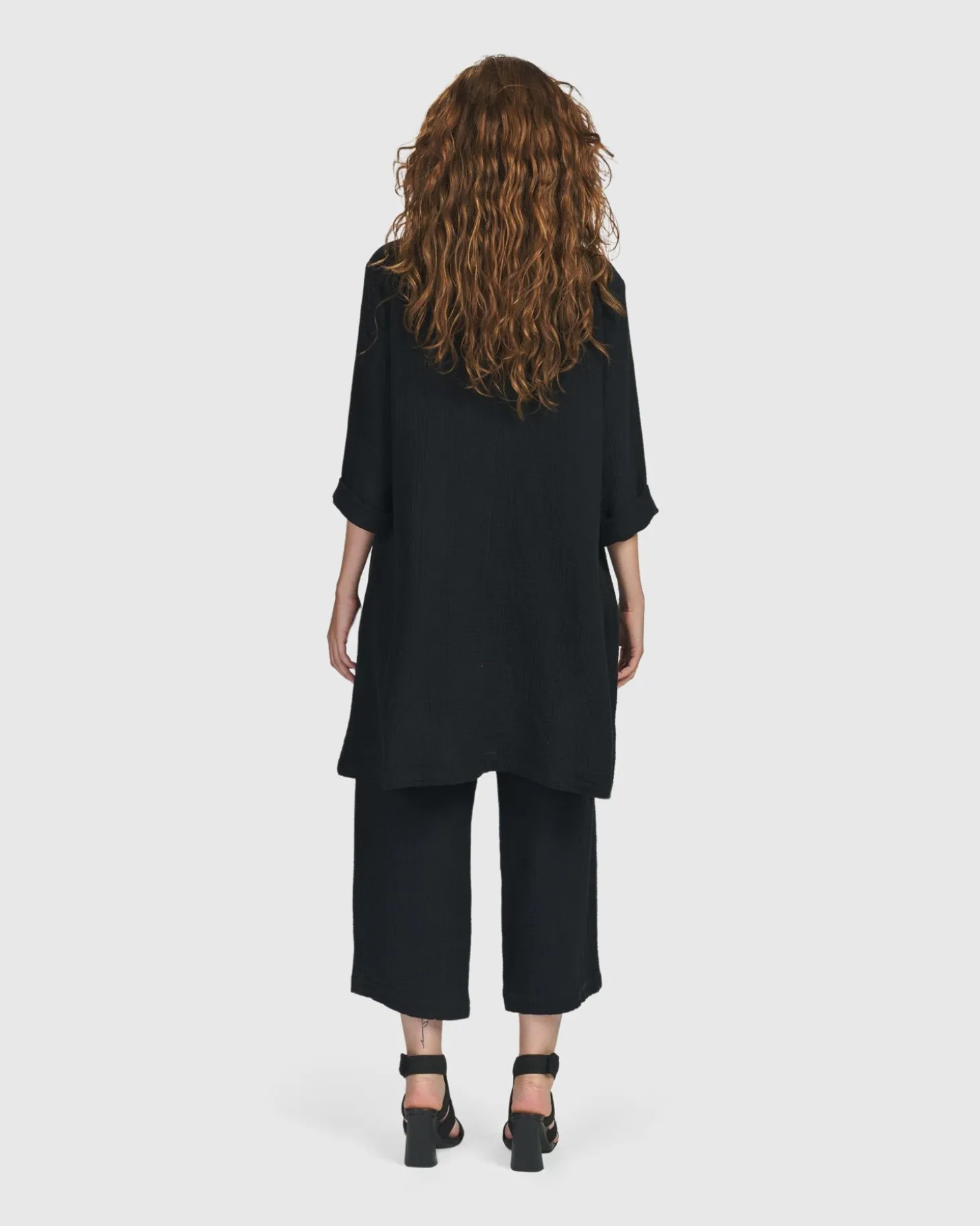 Recreation Tunic Top, Black