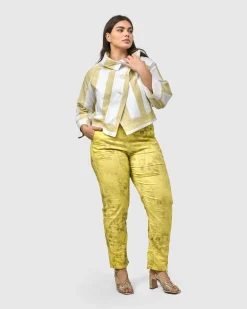 Riposo A-Line Jacket, Citron