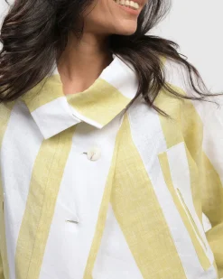 Riposo A-Line Jacket, Citron