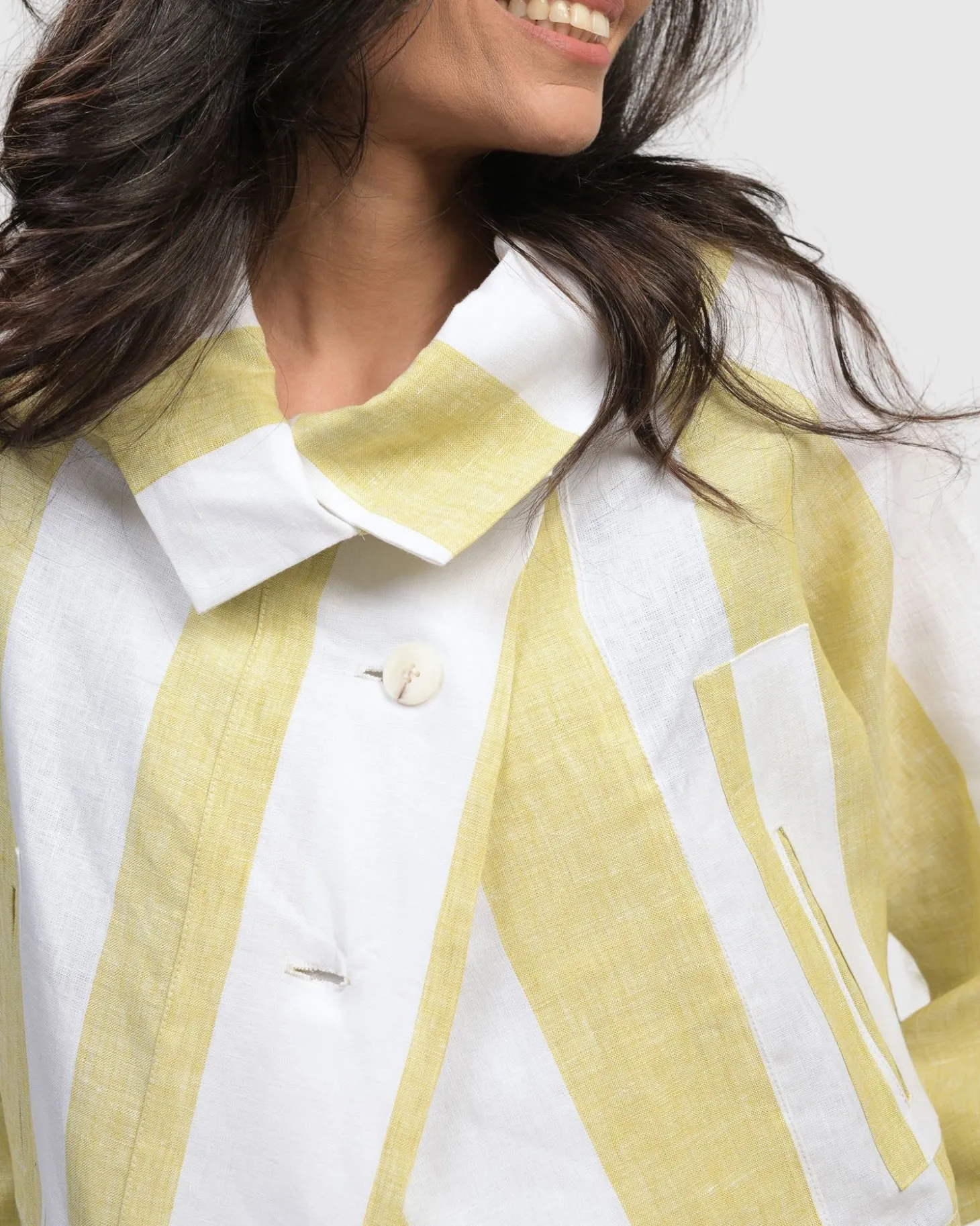 Riposo A-Line Jacket, Citron