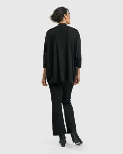 Rookie Mockneck Top, Black