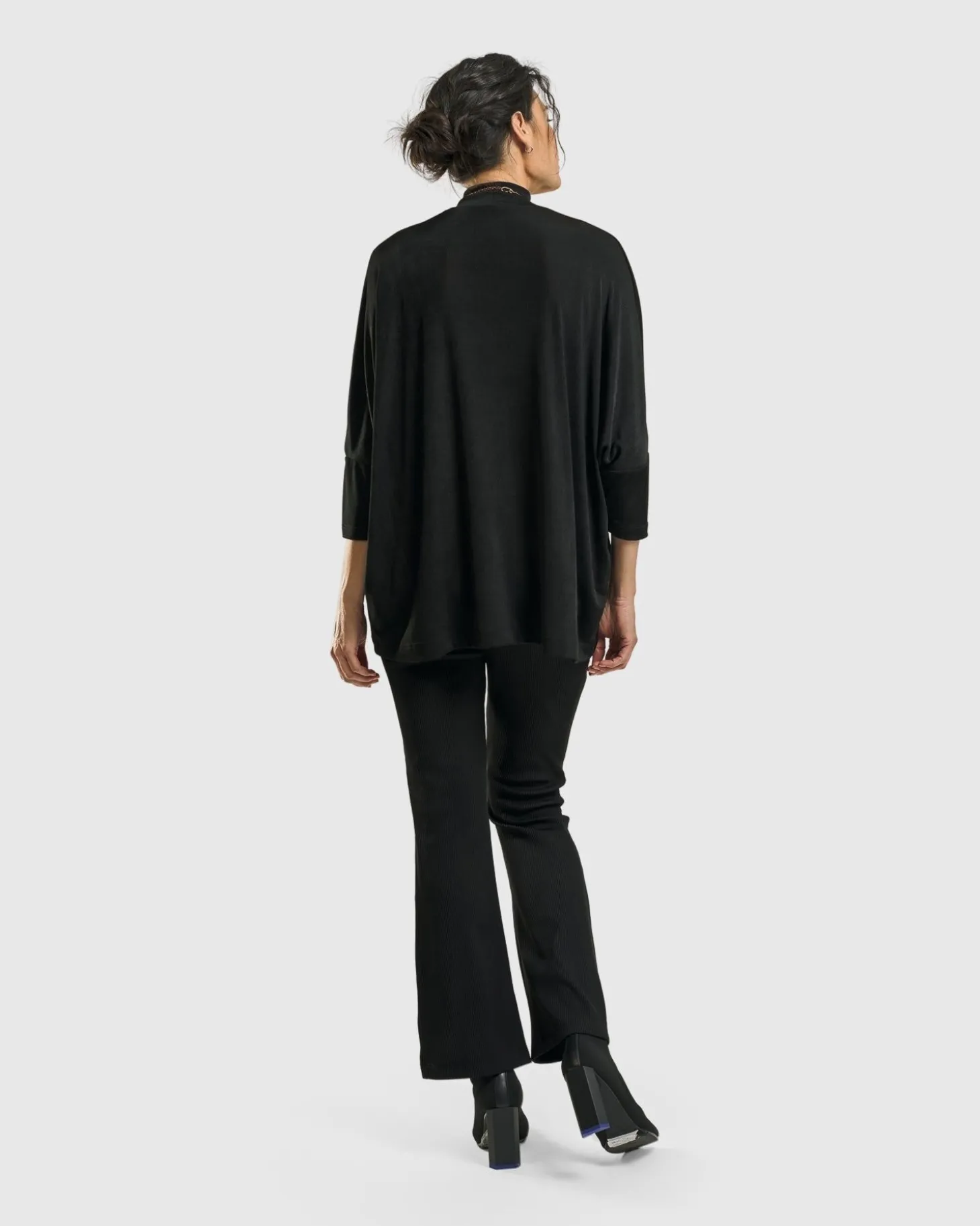 Rookie Mockneck Top, Black