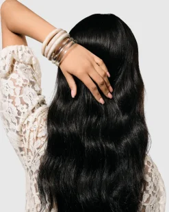 Rounded Bangle Bracelet, Oat