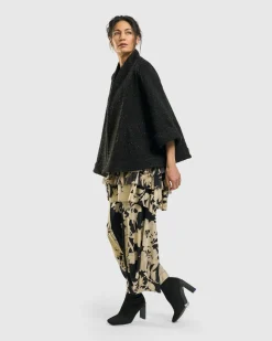 Sagittarius A-Line Jacket, Charcoal