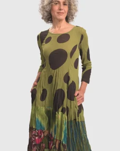 Sara Swing Dress, Olive