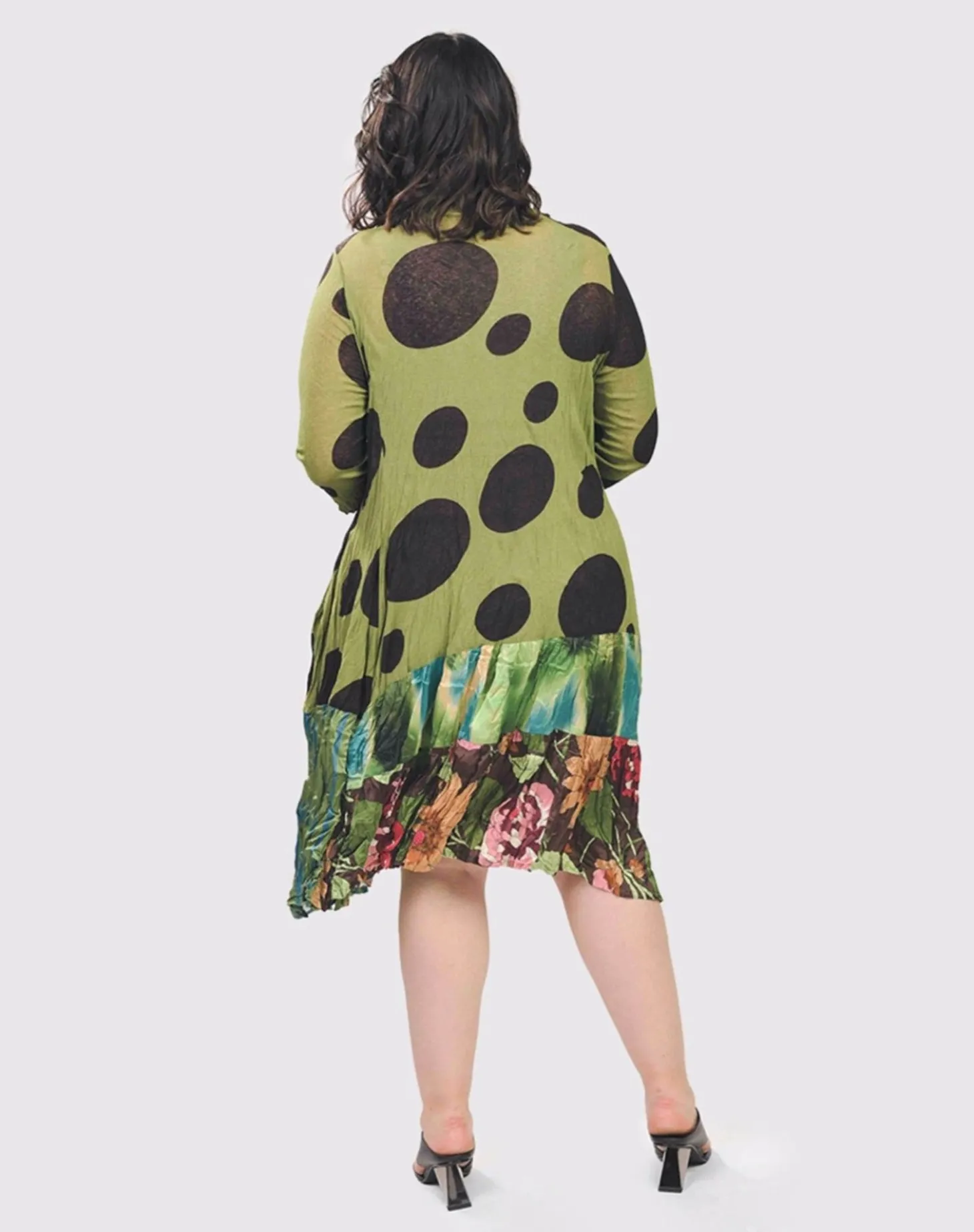 Sara Swing Dress, Olive