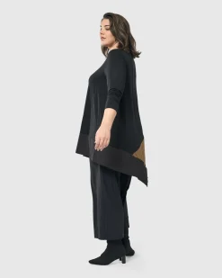 Sequoia Swing Tunic Top, Coffee