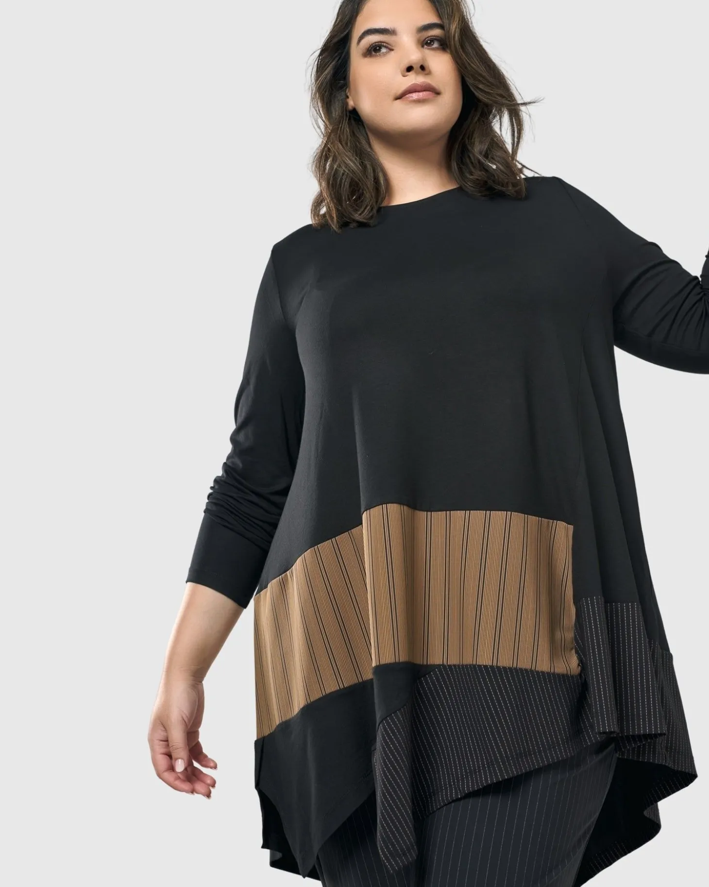 Sequoia Swing Tunic Top, Coffee