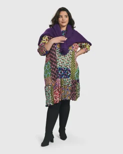 Siesta Oversized Sweater, Purple
