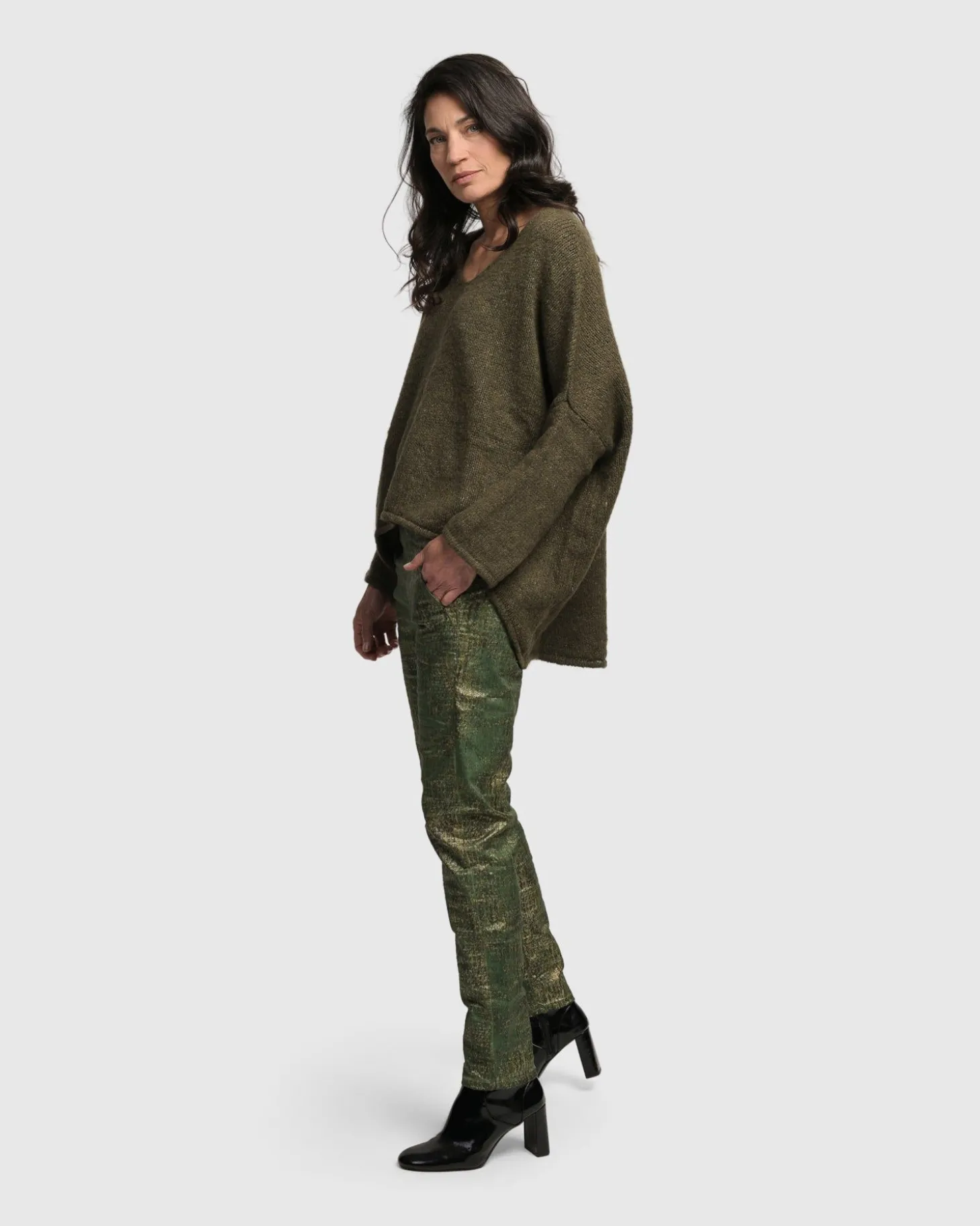 Siesta Oversized Sweater, Taupe