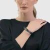Silver Bangle Bracelet, Metallic