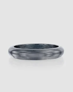 Silver Bangle Bracelet, Metallic