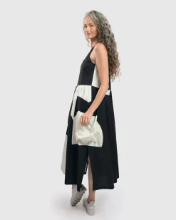Sleeveless Maxi Dress, Black