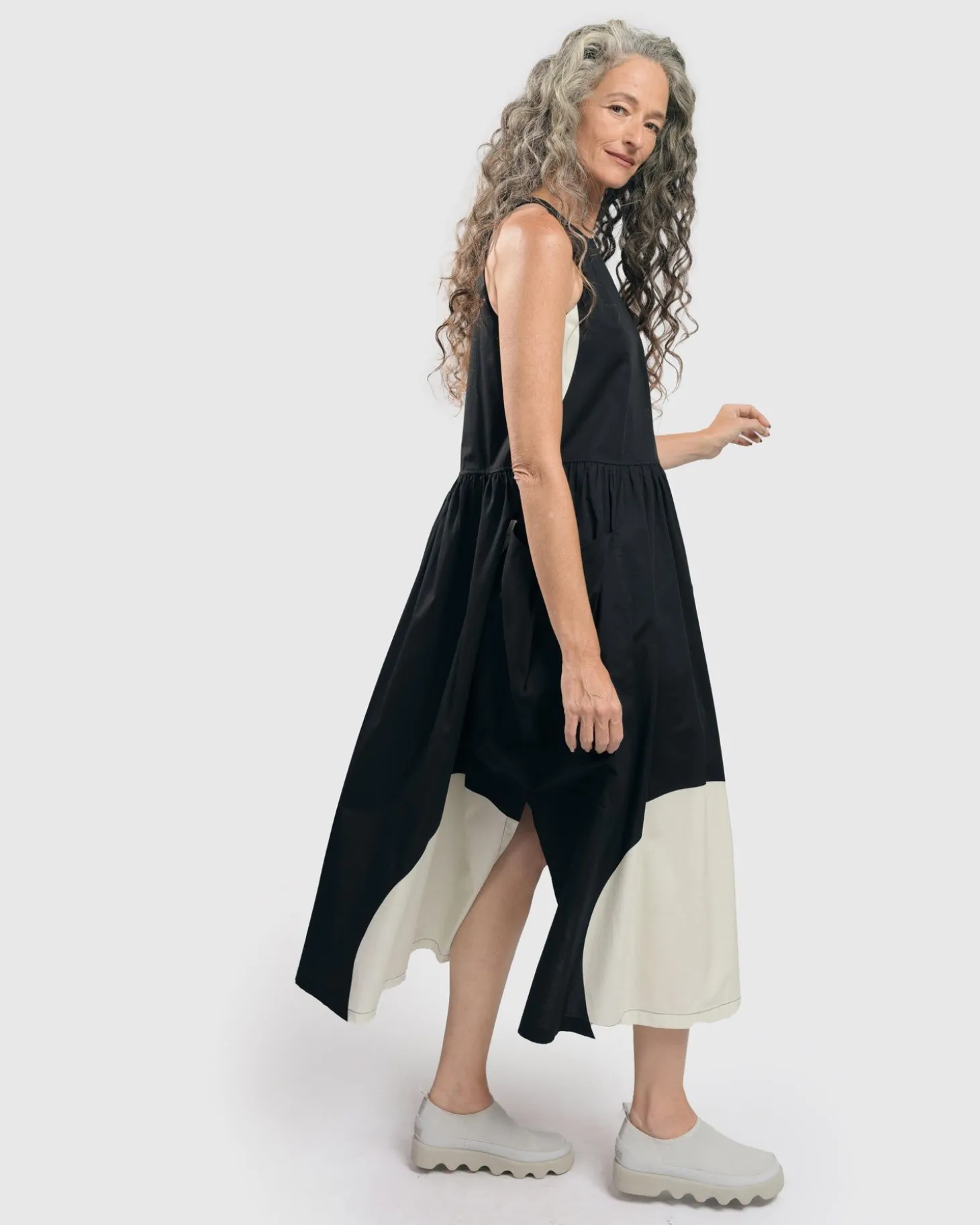 Sleeveless Maxi Dress, Black