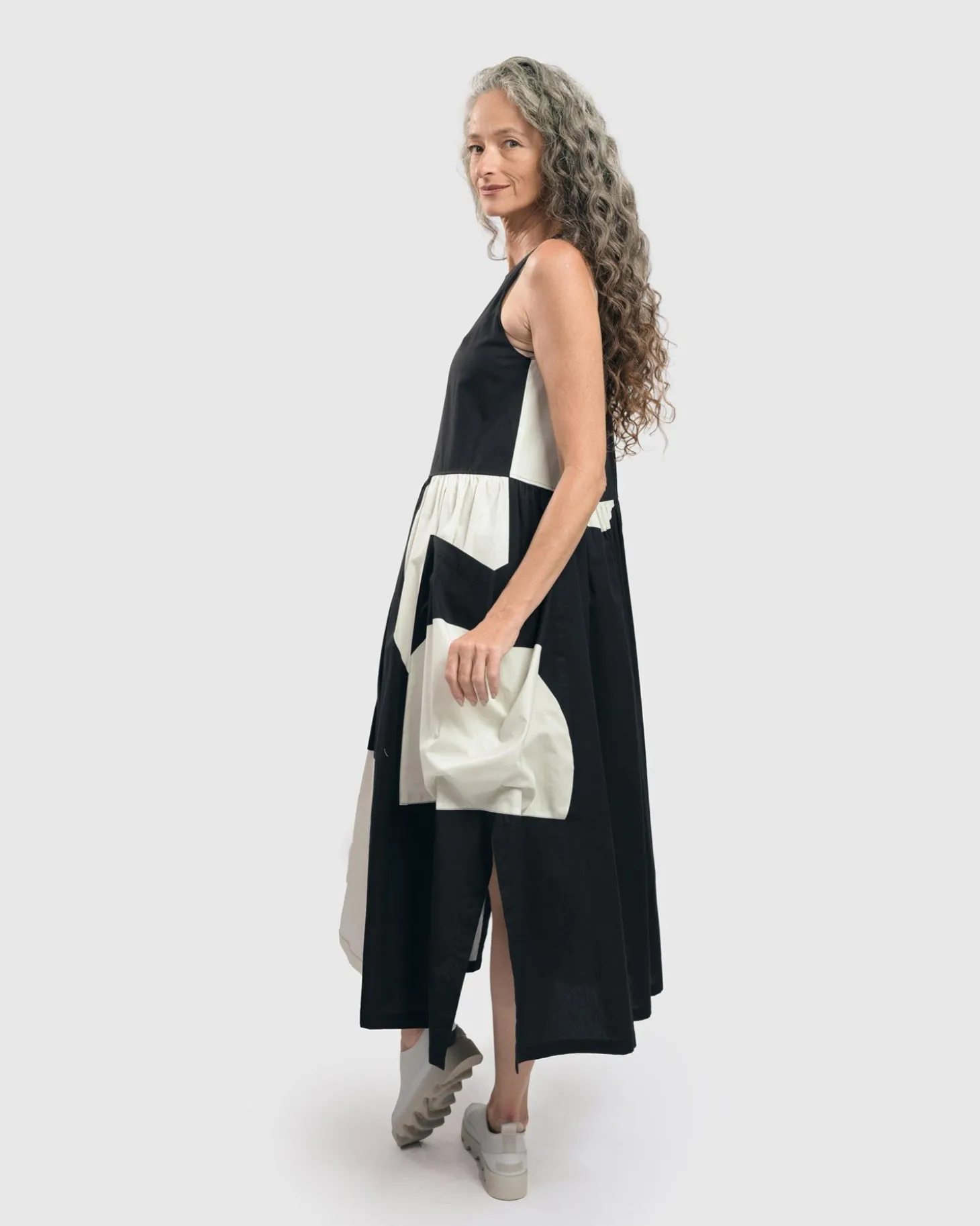 Sleeveless Maxi Dress, Black