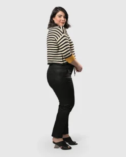 Snake Iconic Stretch Jeans, Black