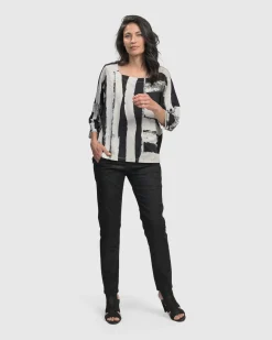 Snake Iconic Stretch Jeans, Black