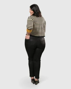 Snake Iconic Stretch Jeans, Black