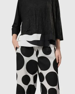 Solo Cropped Pants, Bubbles