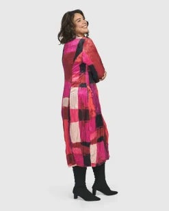 Sunset Strip Cocoon Dress, Magenta