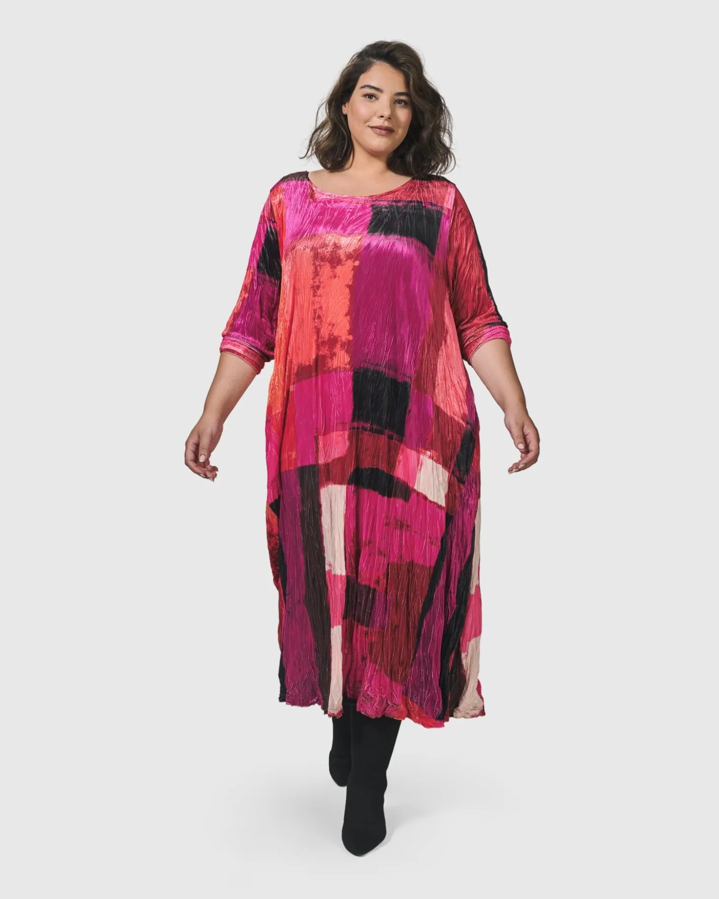 Sunset Strip Maxi Dress, Magenta